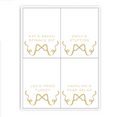 Thankful Wreath Buffet Labels / Placecards