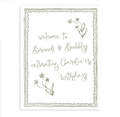 Floral Frame Party Sign / Poster