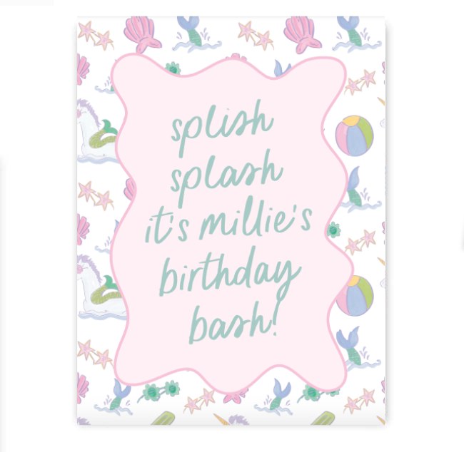 Mermaids & Unicorns Party Sign