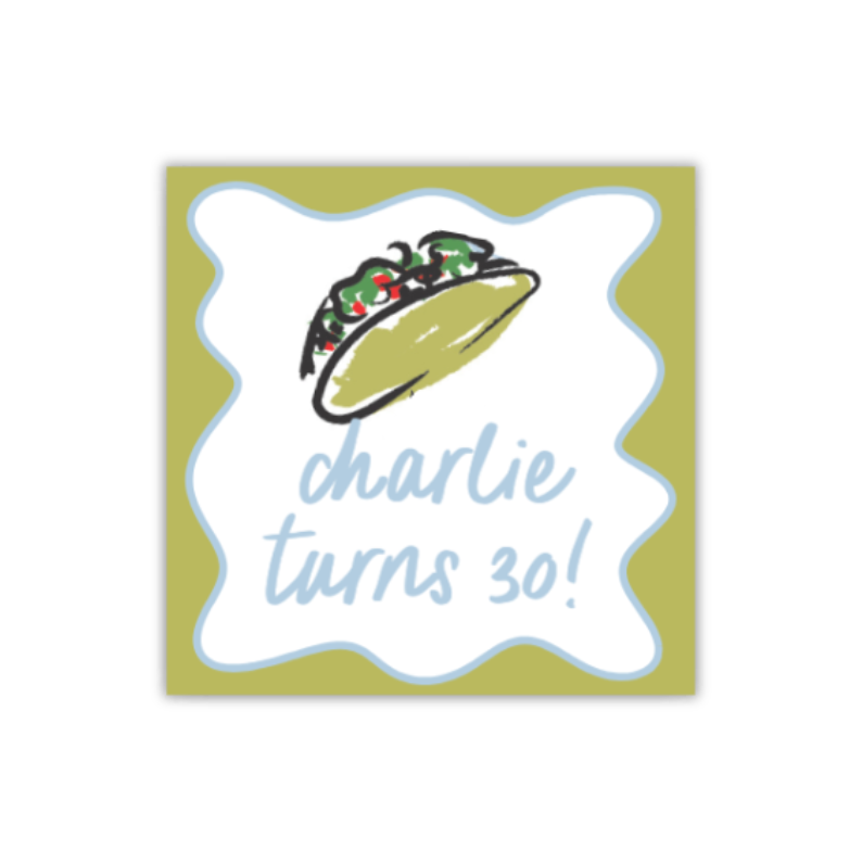 Tacos & Tequila Gift Tags / Stickers