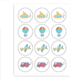 Things That Go Cupcake Toppers