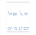 Party Animals Buffet Labels / Placecards
