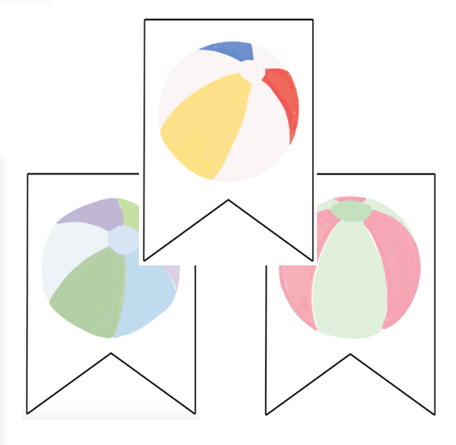 Beach Balls Banner