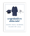 Navy Grad Party Sign And Poster