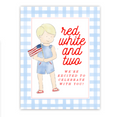 Patriotic Children's Party Sign