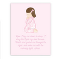 Girl's Prayer Art Print