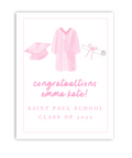 Pink Grad Party Sign And Poster