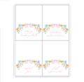Pink Pumpkin Patch Party Placecards