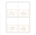 Fall Leaves Buffet Labels / Placecards