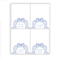 Blue Baby Shower Crest Placecards / Buffet Labels