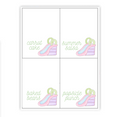 Pink Waterslide Placecards
