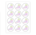 Pink Waterslide Cupcake Toppers