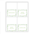Green Fields Placecards / Buffet Labels