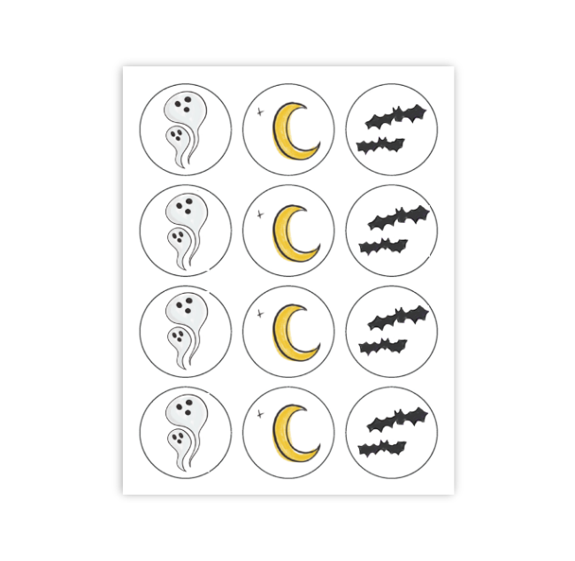 Spooky Cupcake Toppers