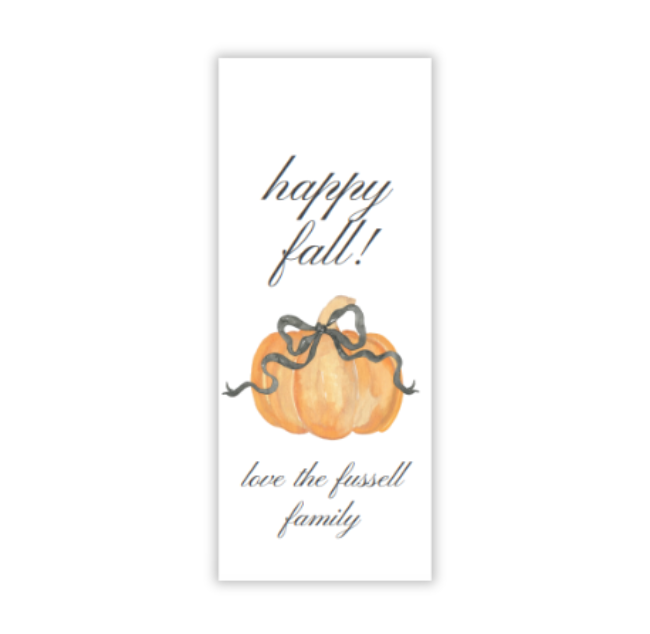 Classic Pumpkin Gift Tags