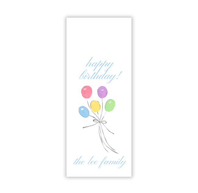 Classic Balloons Gift Tags