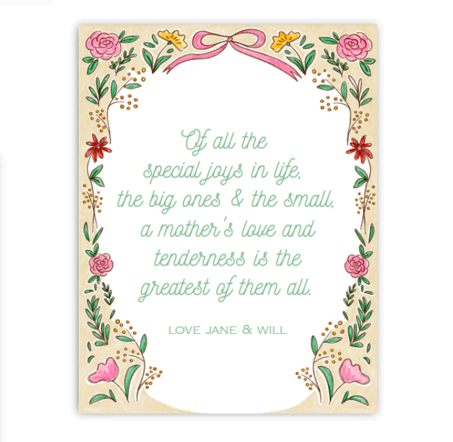 Garden Party Mother's Day Poem
