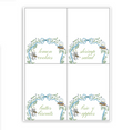 Blue Nursery Rhymes Placecards / Buffet Labels