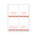 Firetruck Placecards / Buffet Labels