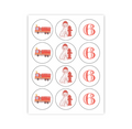 Firetruck Cupcake Toppers