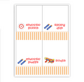 Nerf Placecards / Buffet Labels