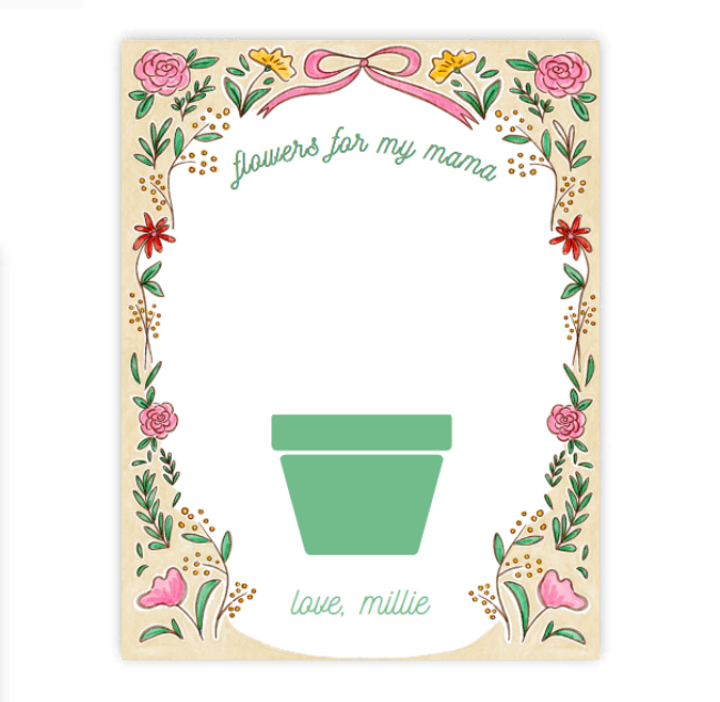 Garden Party Mother's Day Handprint Craft