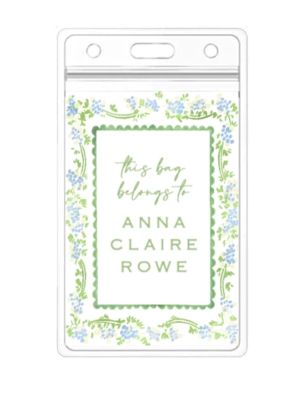 Green Fields Bag Tag