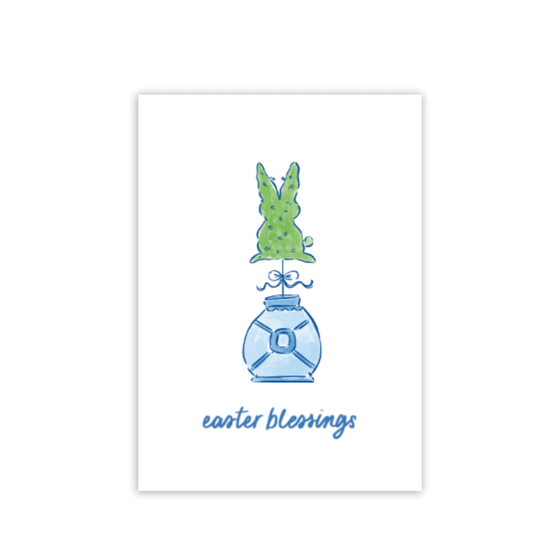 Easter Topiary Folded Card
