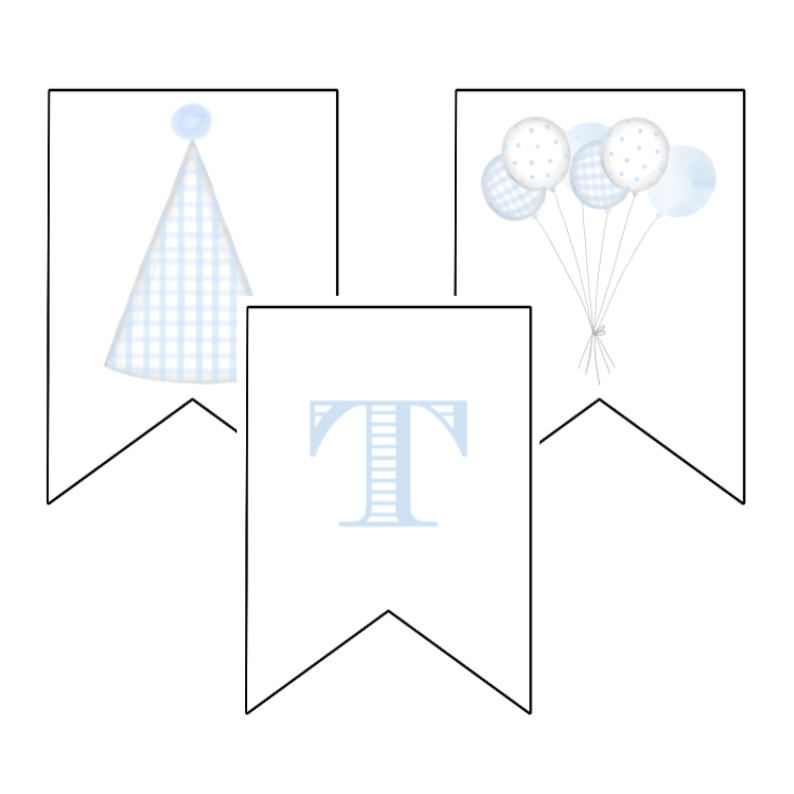 Classic Blue Party Banner