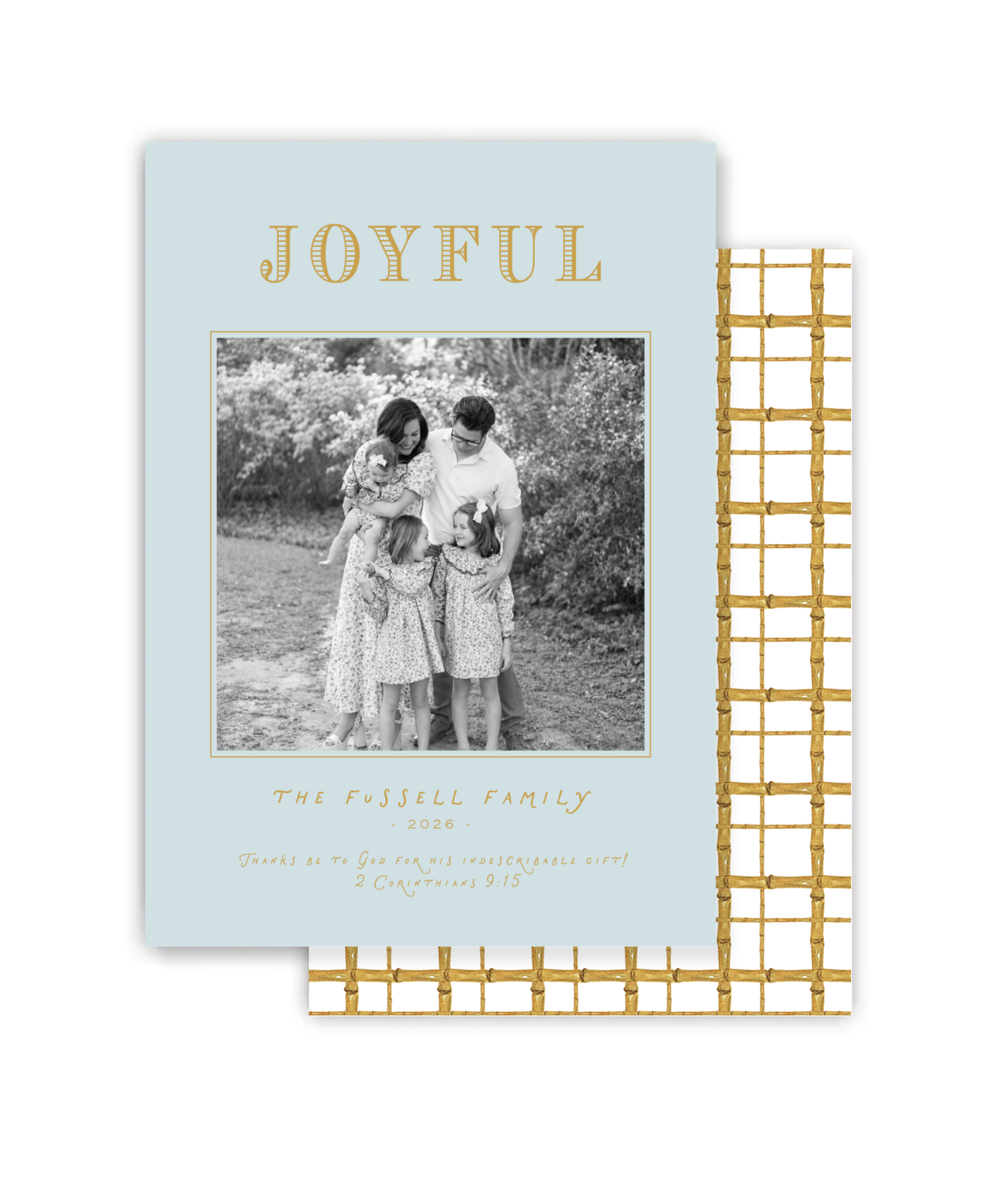 Bamboo Christmas Card