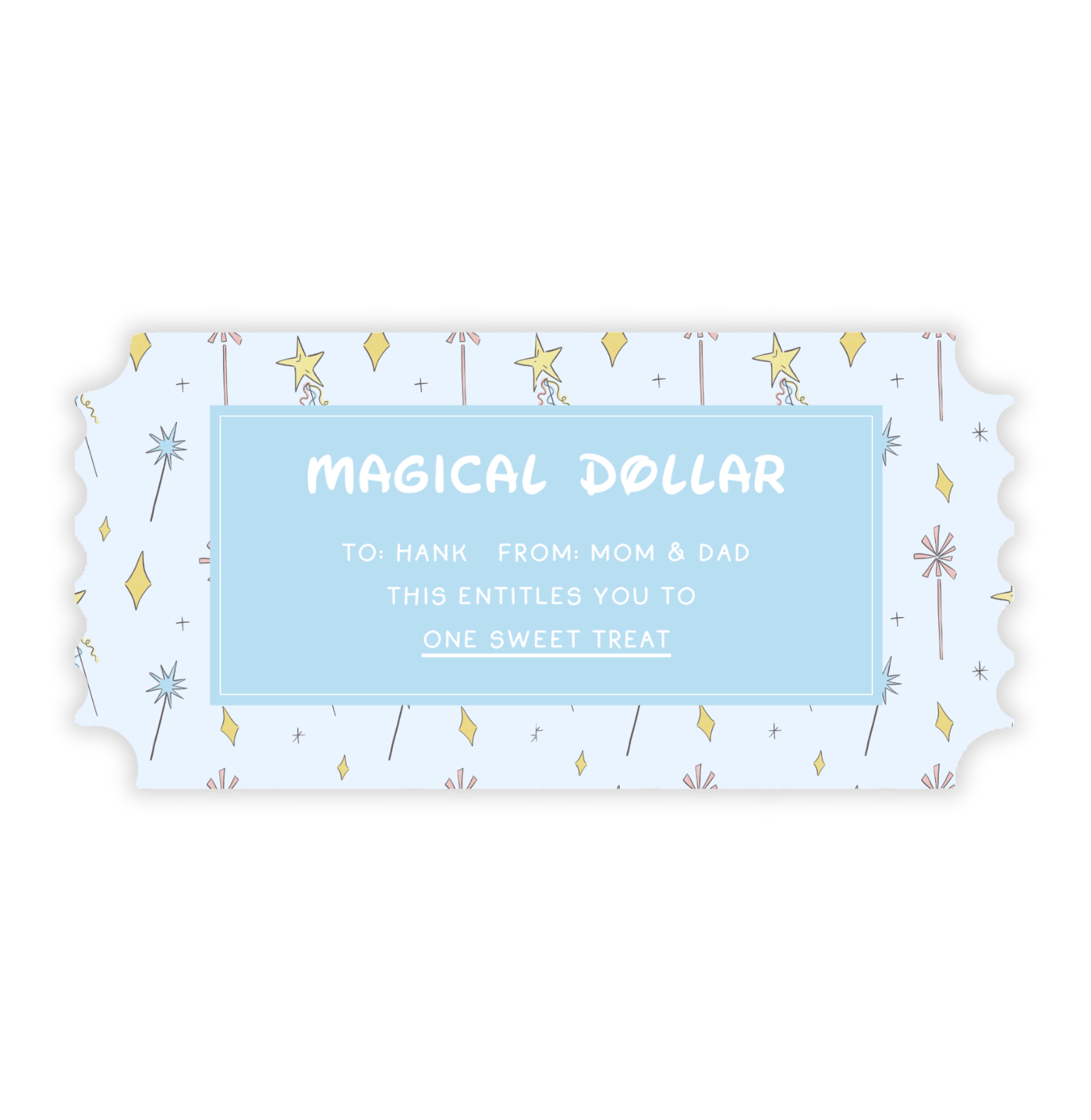 Magical Wand Coupon / Ticket