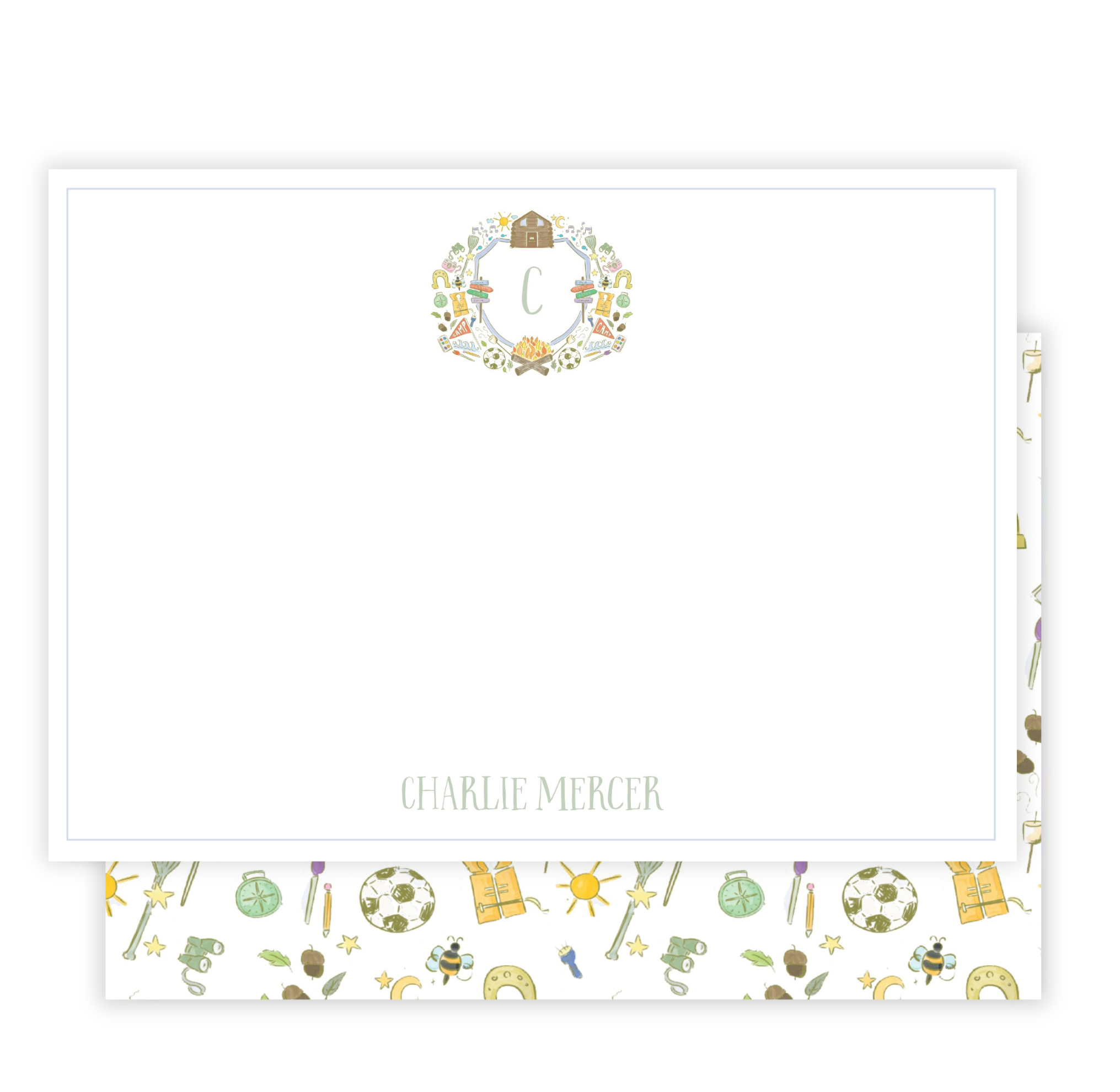 Summer Camp Notecard