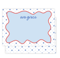Blue Star Notecard