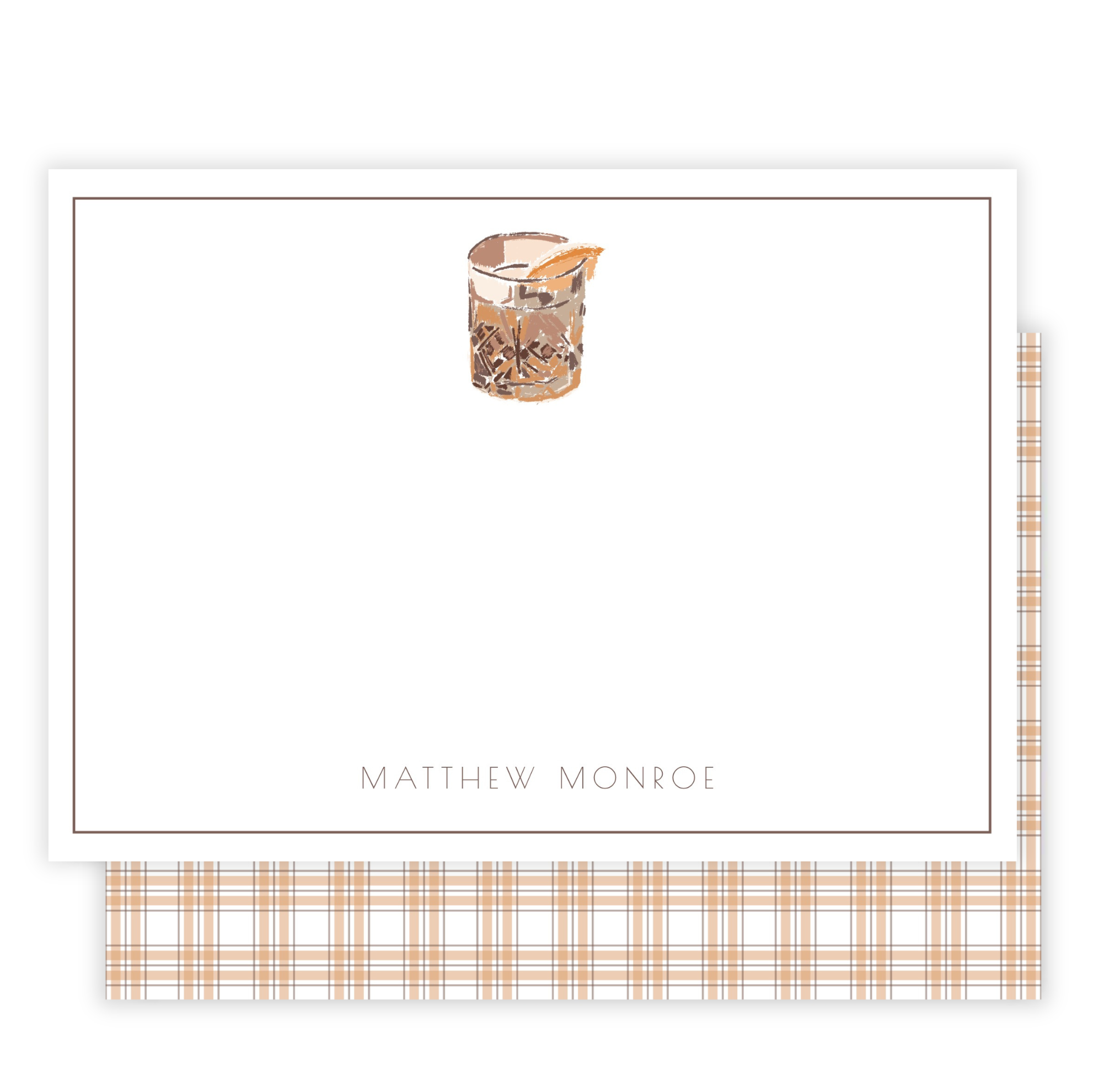 Bourbon Notecard