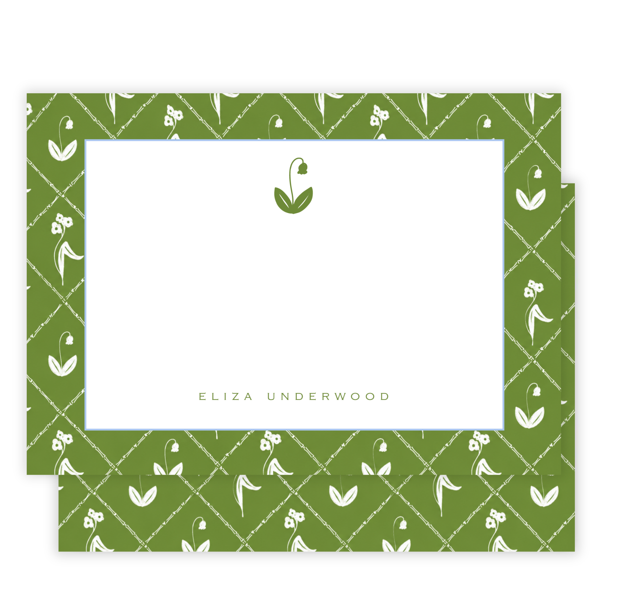 Green Garden Notecard