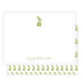 Pink Topiary Bunny Notecard