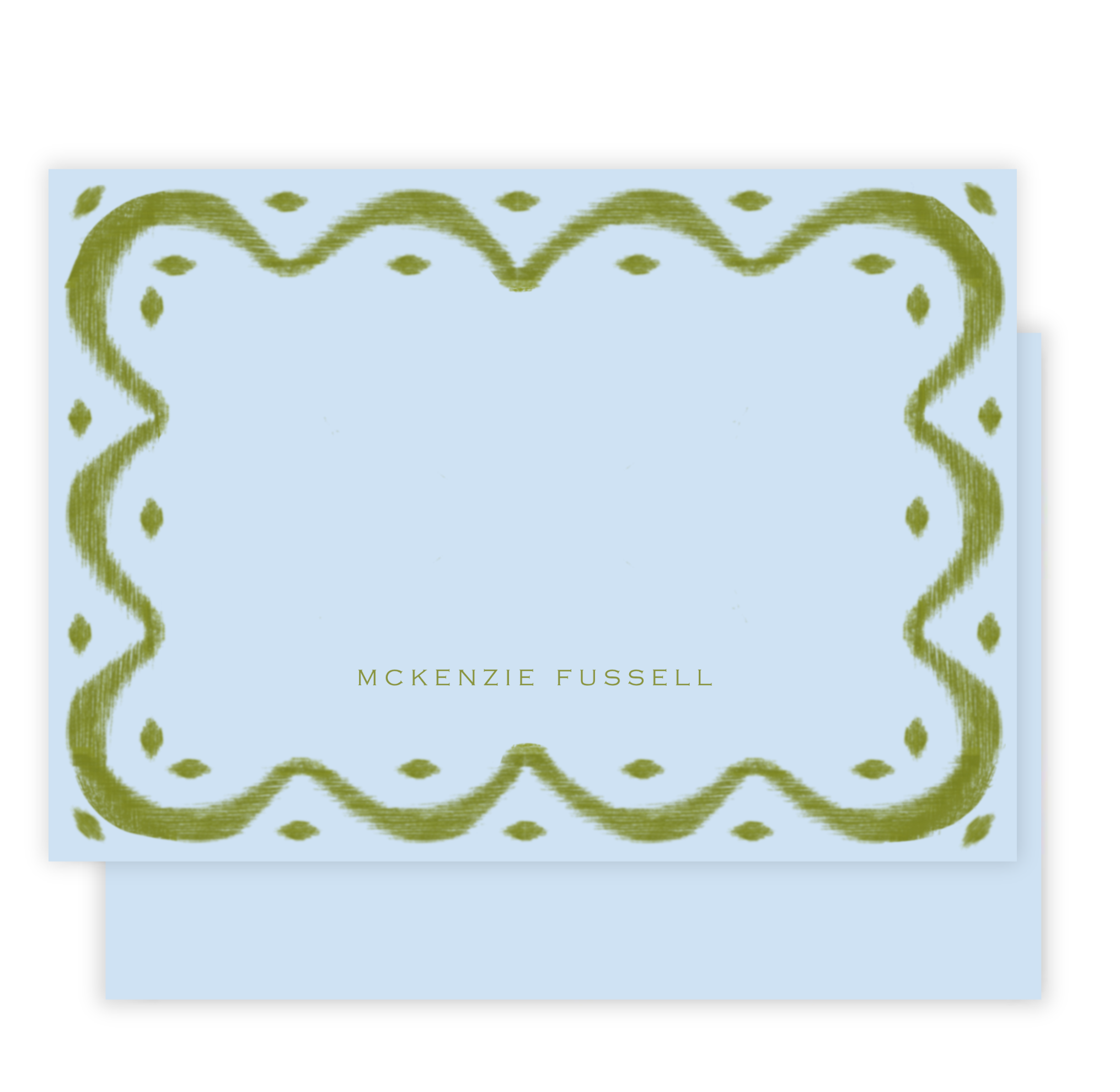 Ikat Notecard