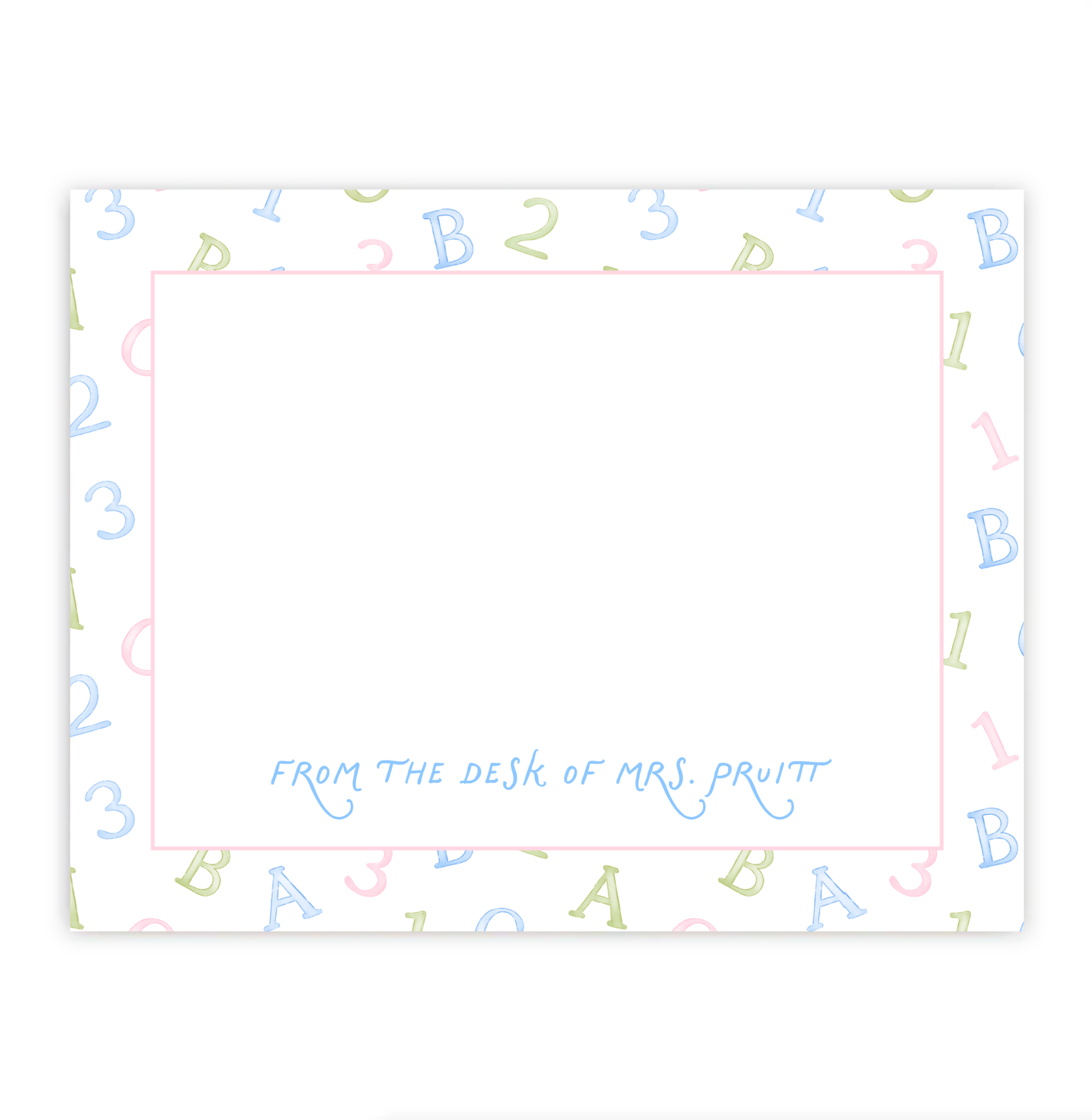 Pastel Learning Fun Deskpad