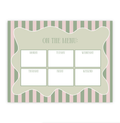 Pink Meets Green Weekly Deskpad