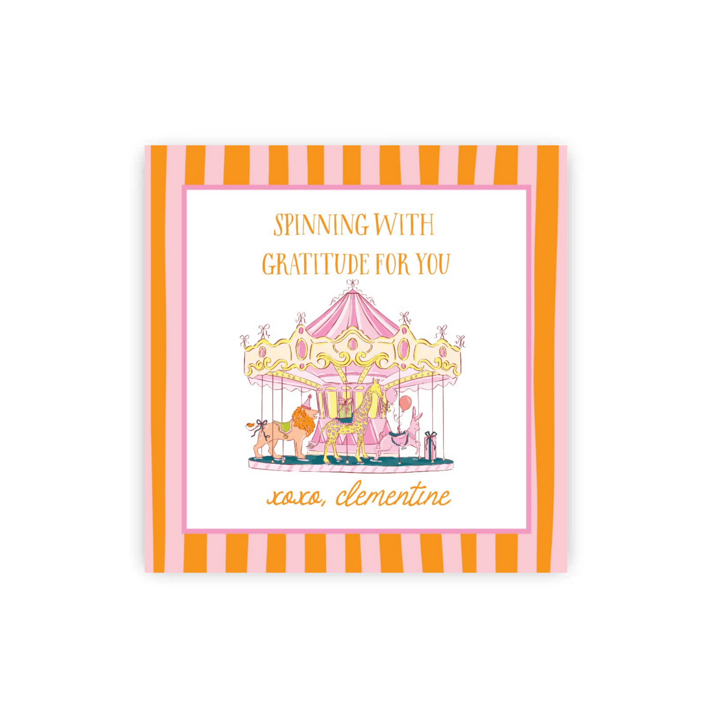 Carousel Gift Tags Gift Tags / Stickers