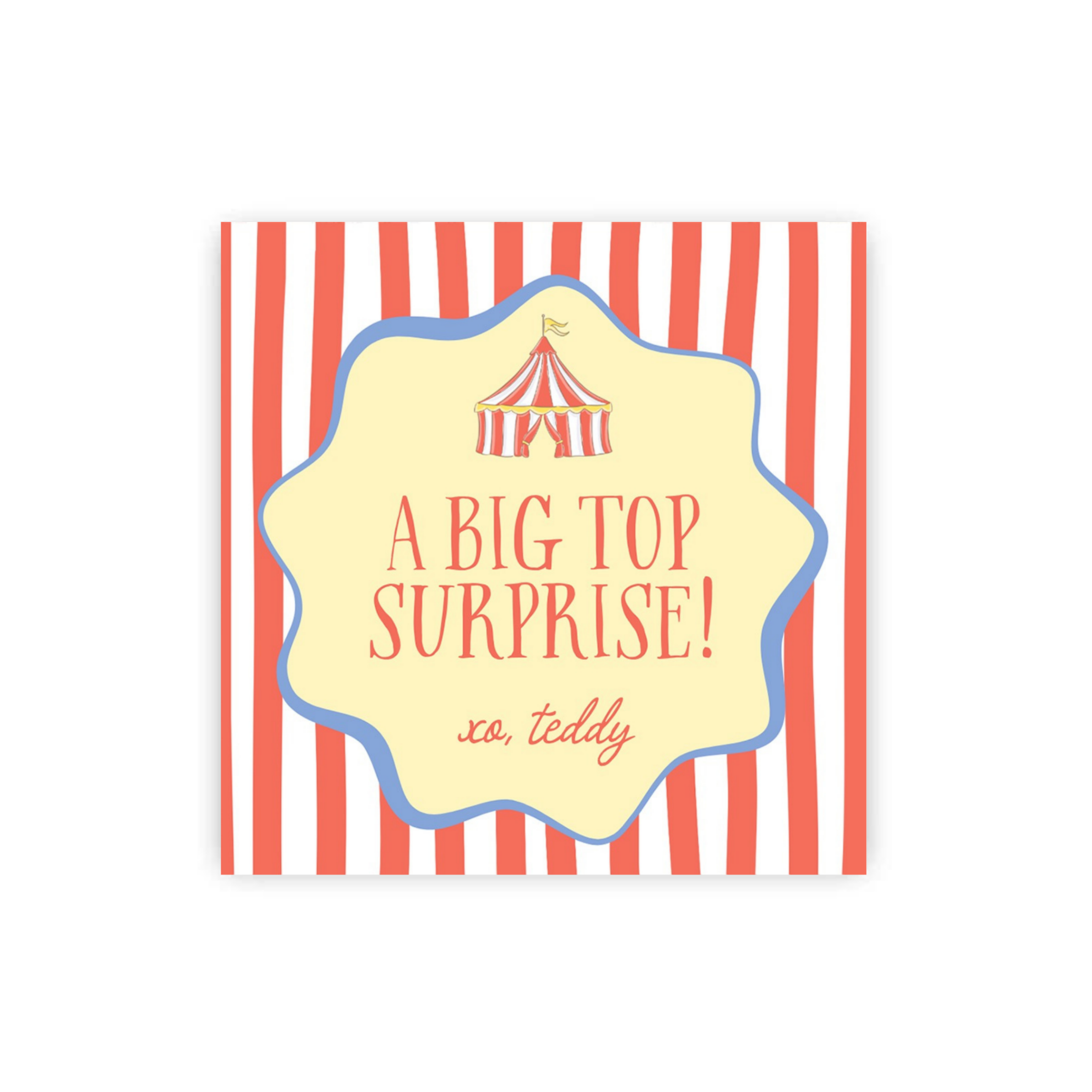 Circus Gift Tags Gift Tags / Stickers