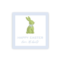 Blue Topiary Bunny Gift Tags / Stickers