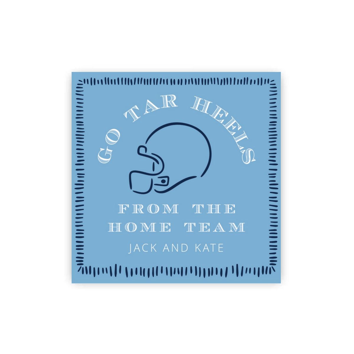 Choose Your Team Tailgate Gift Tags / Stickers