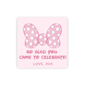 Polka Dot Bow Gift Tags / Stickers