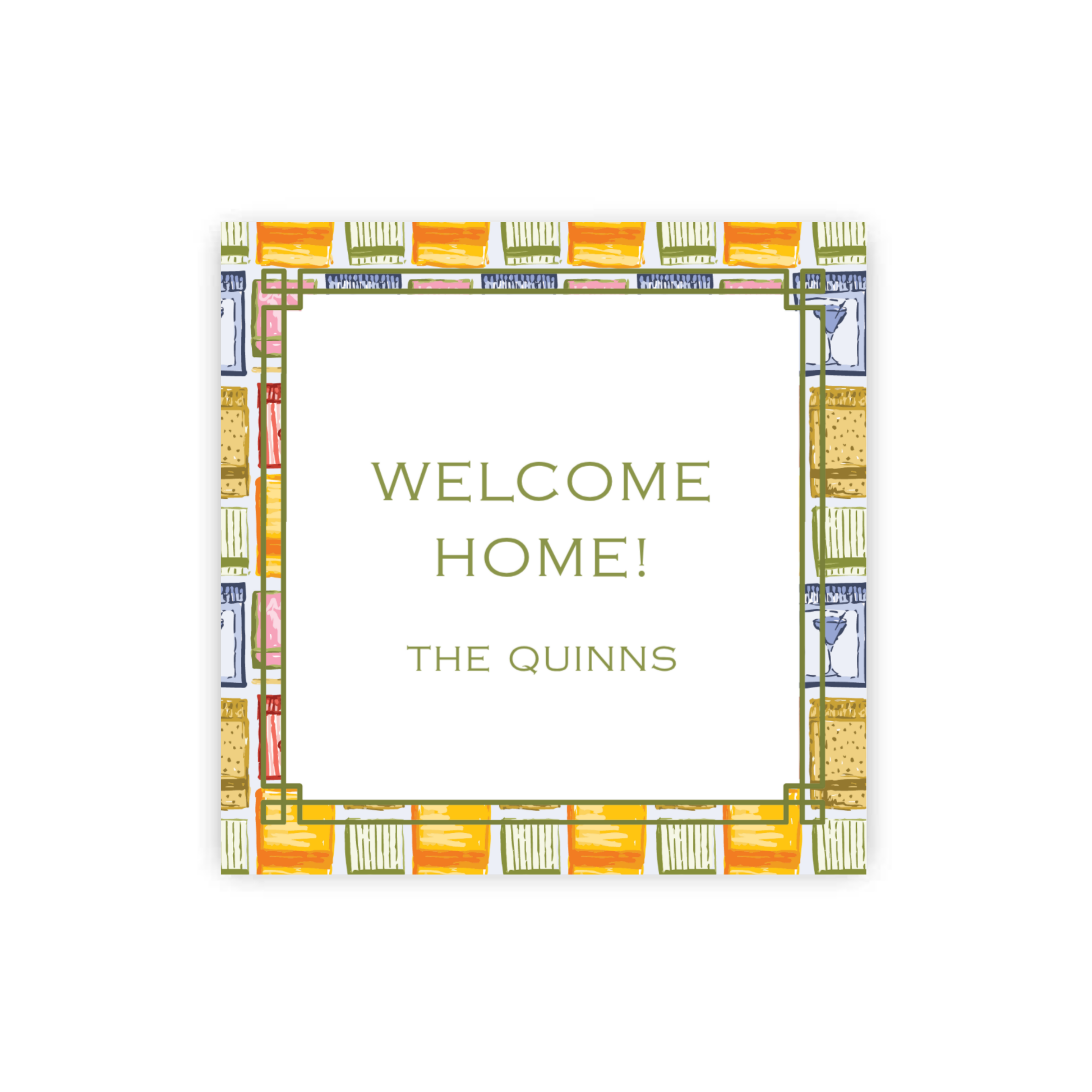 Matchbox "Welcome Home" Gift Tags / Stickers