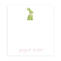 Pink Topiary Bunny Notepad