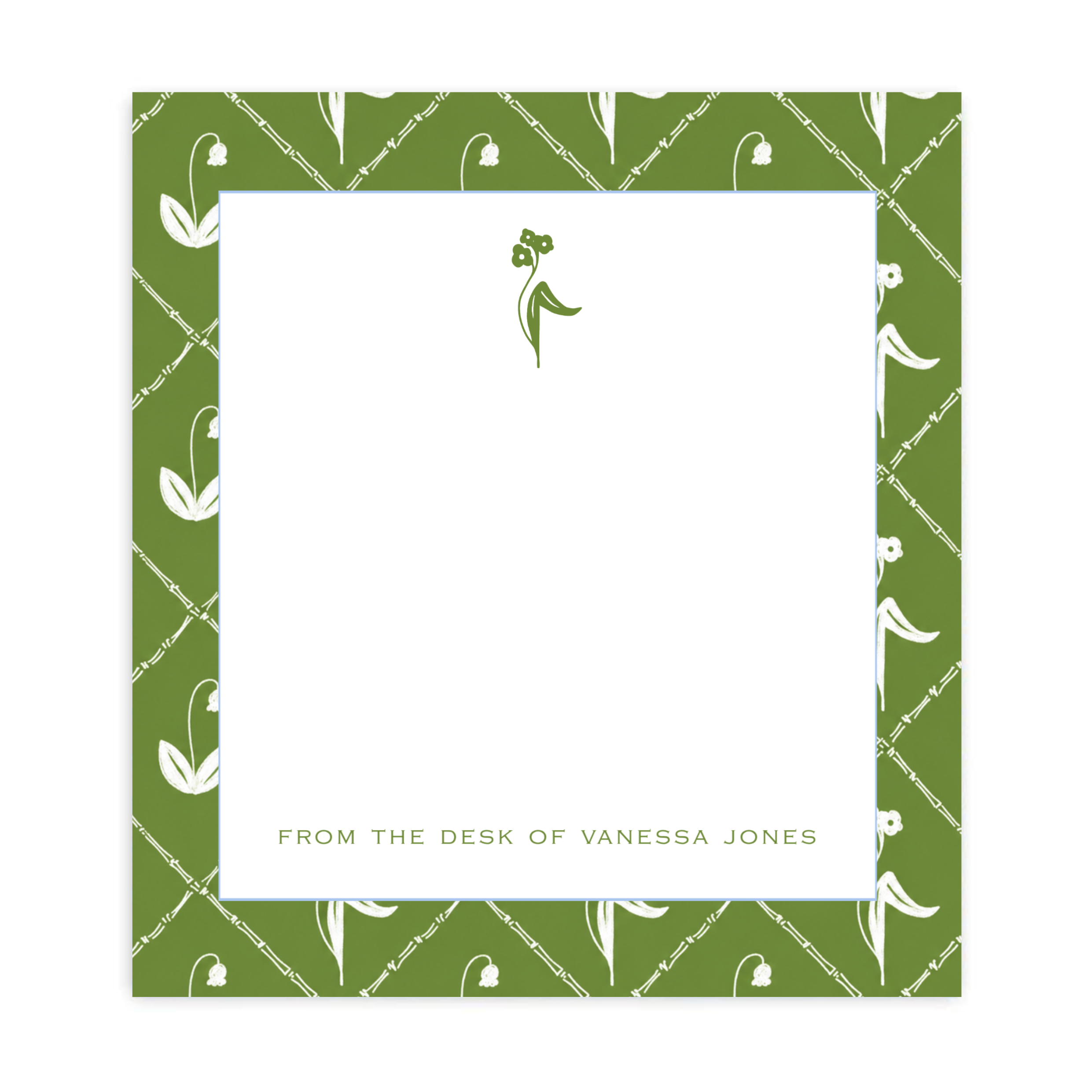 Green Garden Notepad