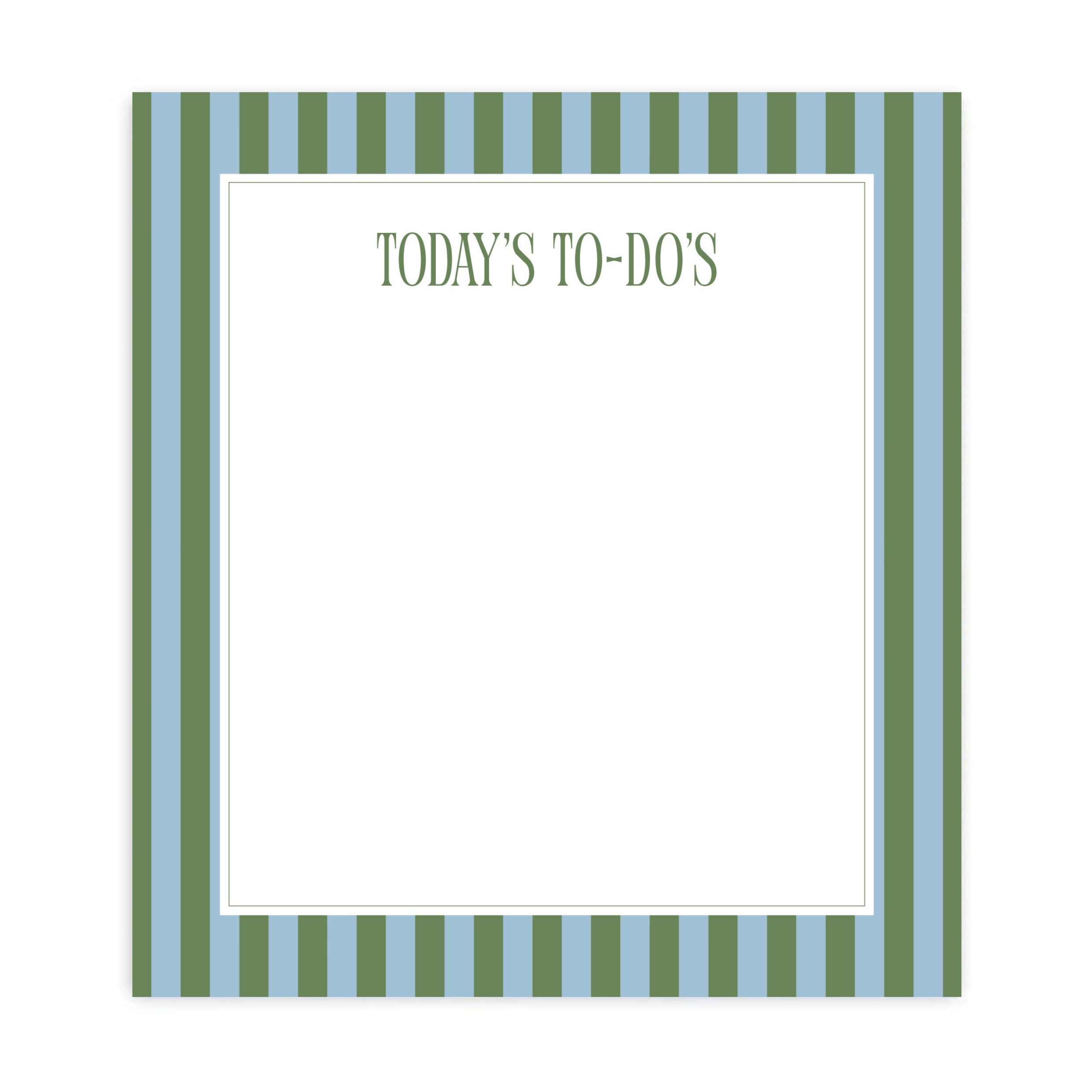 Green Meets Blue Notepad