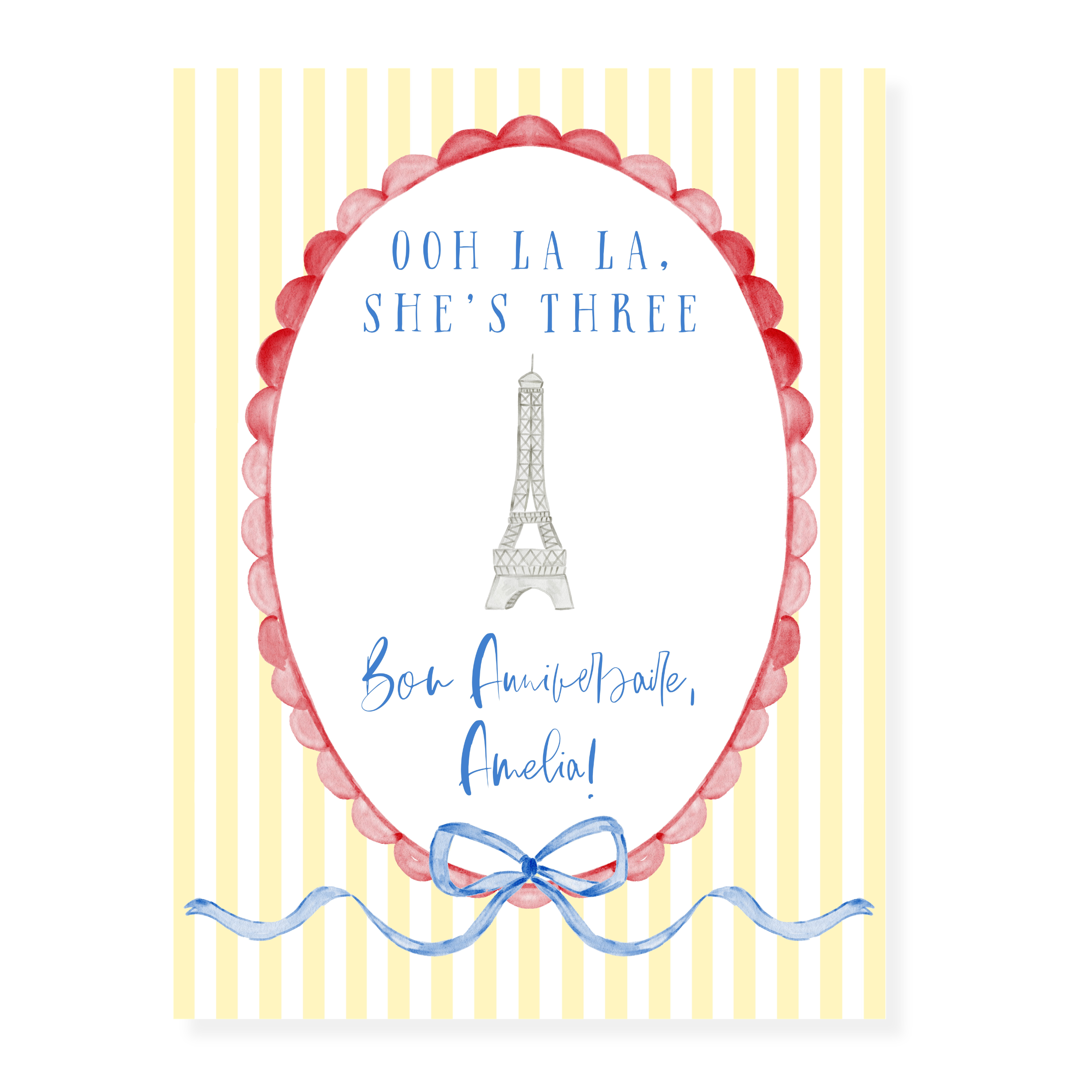 Oui Oui Party Sign / Poster