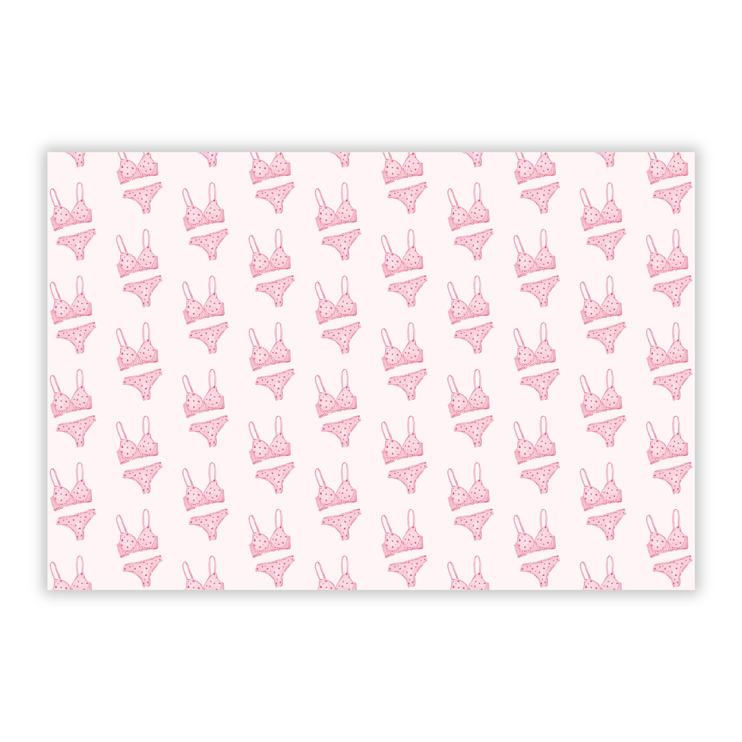 Lingerie Shower Placemat